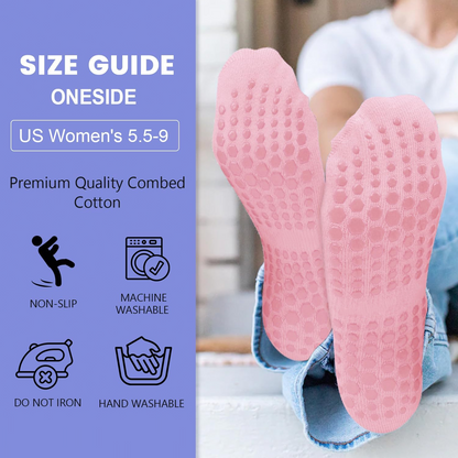 Move With Confidence™ Pilates Grip Socks – Soft Non Slip Socks Designed for Yoga, Pilates & Everyday Comfort