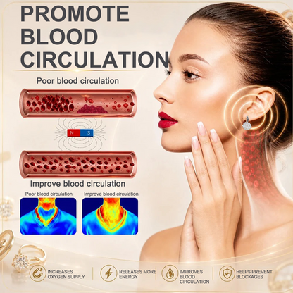 [Limited Time Offer - 80% OFF Today 🔥] 👩🏻‍⚕️ Germanium & Magnesium Earrings – Lymphatic Drainage & Magnetic Therapy