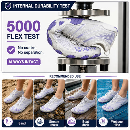 💖 Unisex Barefoot Water Shoes 💖 – Breathable, Water-Resistant & Sand-Repellent | Ultra-Light Aqua Shoes with Memory Foam Comfort & Quick-Drying Design