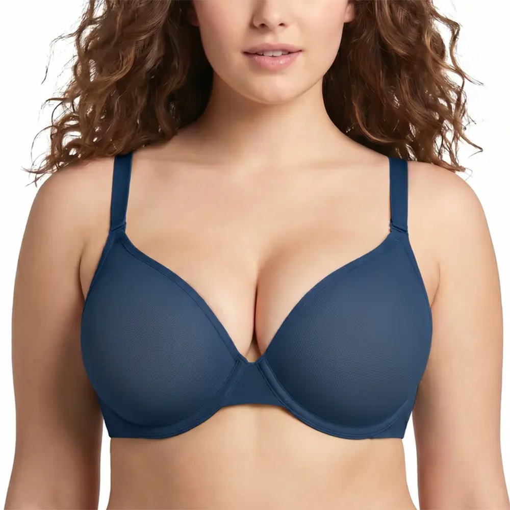 ✨Women’s Air-Light Sheer Mesh Bra – Breathable, Unpadded Underwire Support & Convertible Straps