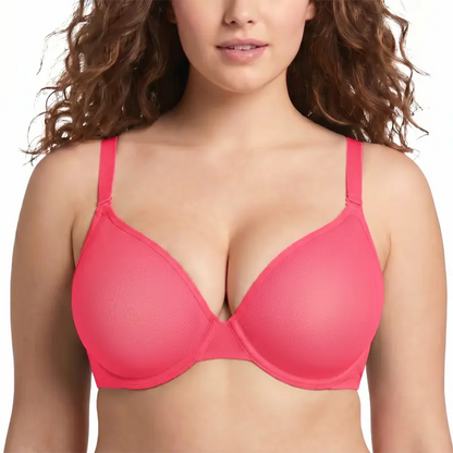 ✨Women’s Air-Light Sheer Mesh Bra – Breathable, Unpadded Underwire Support & Convertible Straps