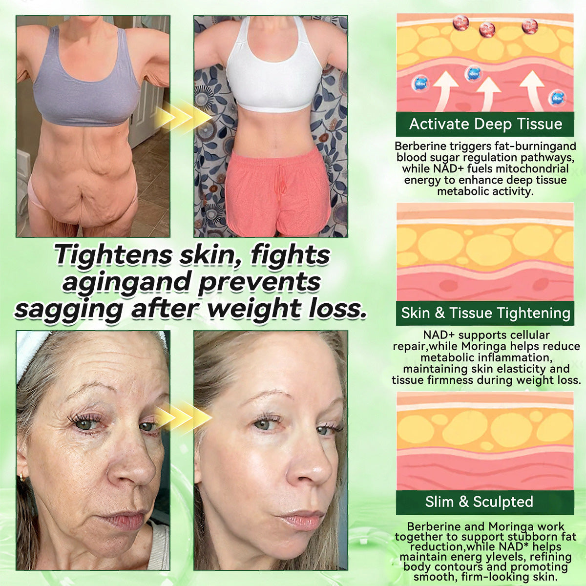 🔥 New Arrival  | Purelora® Moringa Berberine × NAD⁺ 10-in-1 Nano Microneedle Patch (Just once daily, visible changes in 7 days) ✅ Supports weight management, loose skin, diabetes care, sleep apnea, joint comfort, and more