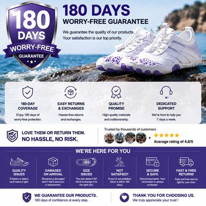 💖 Unisex Barefoot Water Shoes 💖 – Breathable, Water-Resistant & Sand-Repellent | Ultra-Light Aqua Shoes with Memory Foam Comfort & Quick-Drying Design