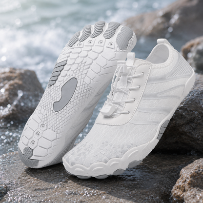 💖 Unisex Barefoot Water Shoes 💖 – Breathable, Water-Resistant & Sand-Repellent | Ultra-Light Aqua Shoes with Memory Foam Comfort & Quick-Drying Design