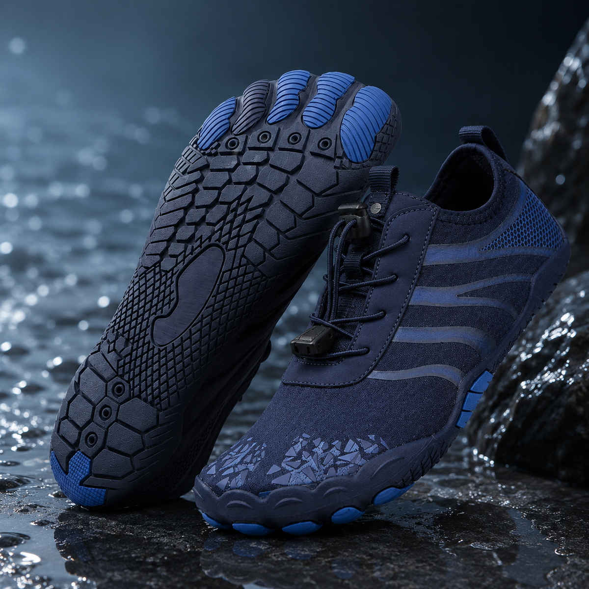 💖 Unisex Barefoot Water Shoes 💖 – Breathable, Water-Resistant & Sand-Repellent | Ultra-Light Aqua Shoes with Memory Foam Comfort & Quick-Drying Design