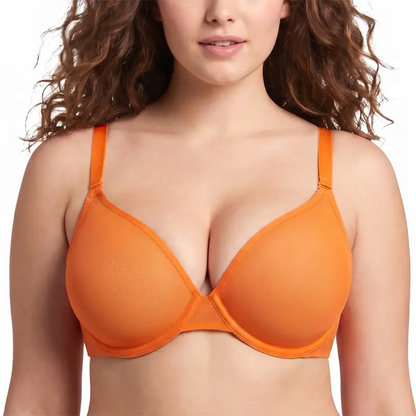 ✨Women’s Air-Light Sheer Mesh Bra – Breathable, Unpadded Underwire Support & Convertible Straps