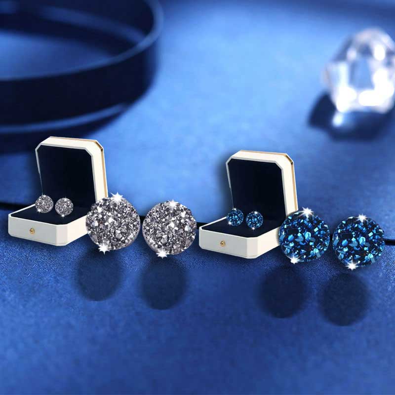 Silver + Blue