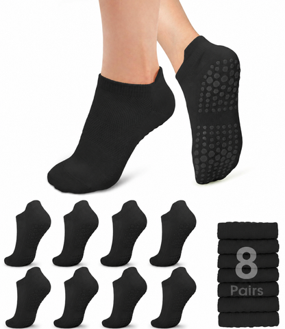 Move With Confidence™ Pilates Grip Socks – Soft Non Slip Socks Designed for Yoga, Pilates & Everyday Comfort